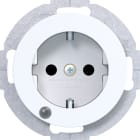 HAGER BOCCHIOTTI - P.SCHUKO + LED CONTROLLO R1/R3 BIA.POL. WLS1463WG