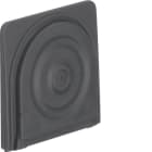 HAGER BOCCHIOTTI - INVITO CAVO E TUBO W.1 GRIGIO OPACO WNA691