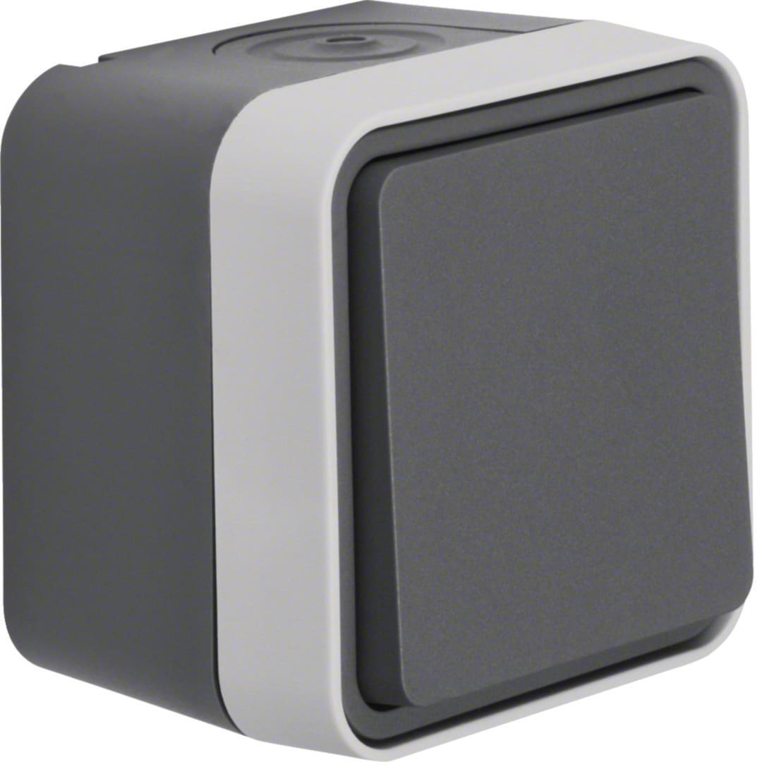 HAGER BOCCHIOTTI - INVERT.A PARETE W1 GRIGIO/GRIGIO OP. WNC010