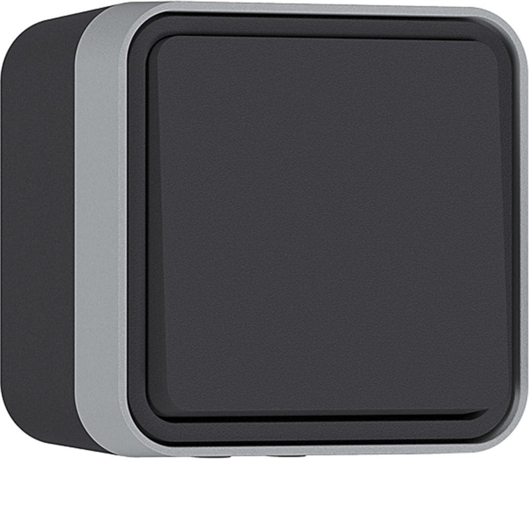 HAGER BOCCHIOTTI - DEVIAT.A PARETE W1 GRIGIO/GRIGIO OP. WNC011