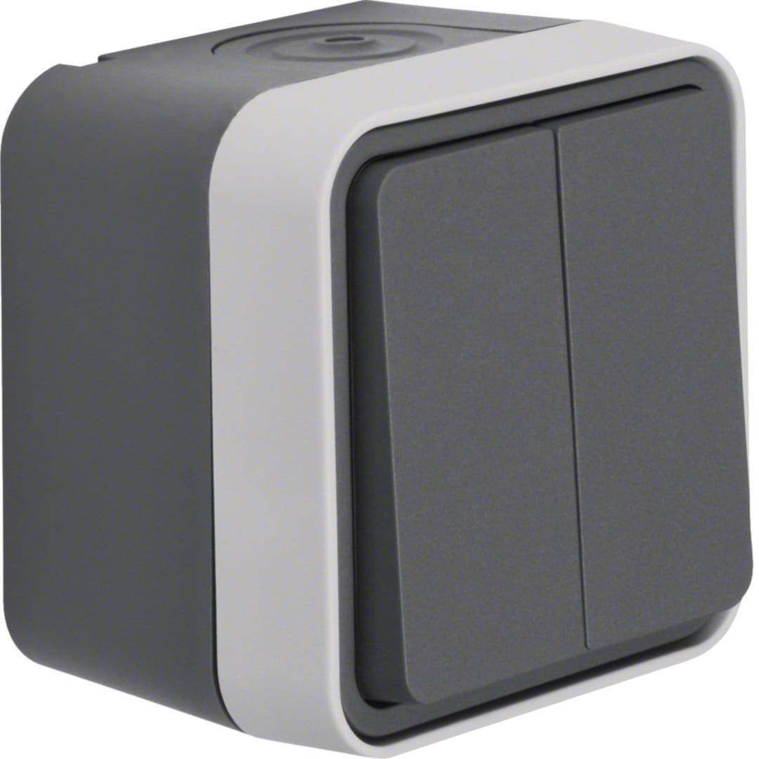 HAGER BOCCHIOTTI - INT.DOPP A PARETE W1 GRIGIO/GRIGIO OP. WNC042