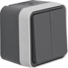 HAGER BOCCHIOTTI - INT.DOPP A PARETE W1 GRIGIO/GRIGIO OP. WNC042