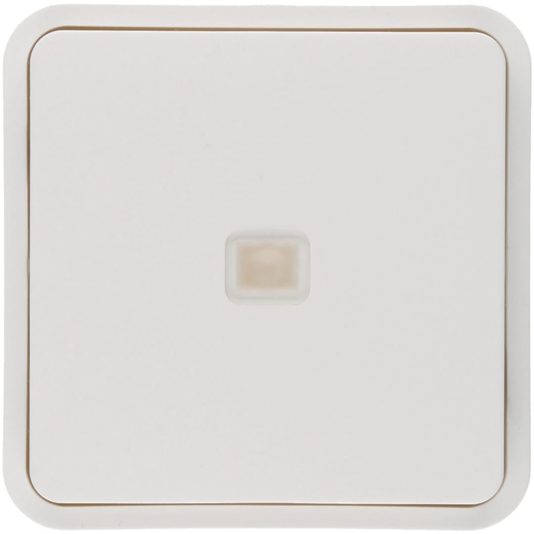 HAGER BOCCHIOTTI - BILANCIERE CON LENTE W.1 BIANCO POLARE WNT912B