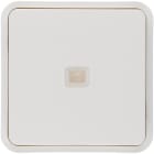 HAGER BOCCHIOTTI - BILANCIERE CON LENTE W.1 BIANCO POLARE WNT912B