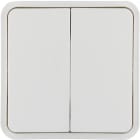 HAGER BOCCHIOTTI - BILANCIERE DOPPIO W.1 BIANCO POLARE WNT944B