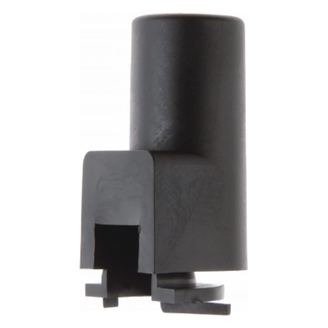 HAGER BOCCHIOTTI - INVITO TUBO A PARETE NERO WTA6200BG