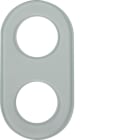 HAGER BOCCHIOTTI - CORN.IN VETRO 2P SERIE GLAS CHIARO LUC. WTD7200GT