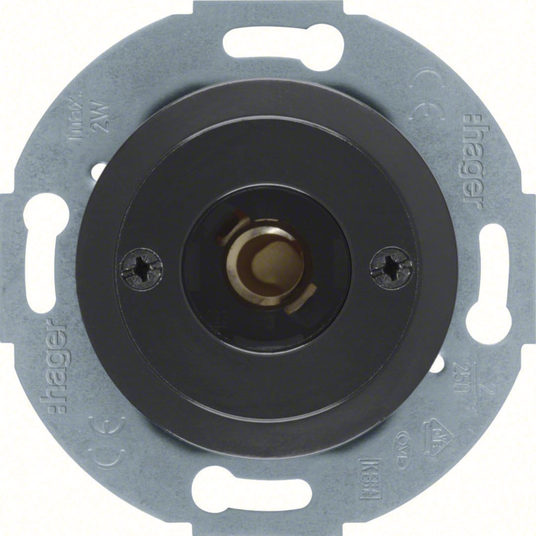 HAGER BOCCHIOTTI - PULS LUM CONT.NA + PZO CLE 1930/GLAS NER WTE5182BG