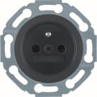 HAGER BOCCHIOTTI - PR.CON SPINOTT DI TERRA 1930/GLAS NERO WTS1800BG