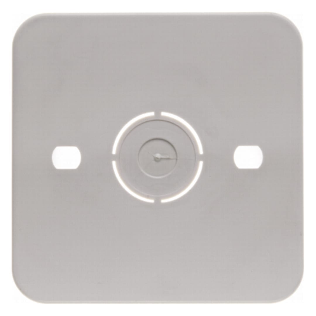 HAGER BOCCHIOTTI - PIASTRA FONDO SINGOLA, A PARETE BIA. WVA1761WP1