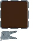 HAGER BOCCHIOTTI - P.SCHUKO CON COP.WG UP IP44 MARRONE LUC. WWS1115BR