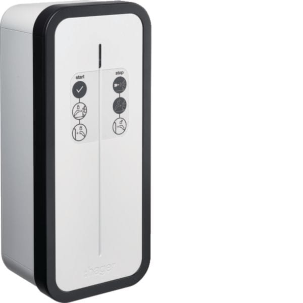 HAGER BOCCHIOTTI - Stazione di ricarica witty solar 1 presa T2S 3P 22kW con lettore RFID