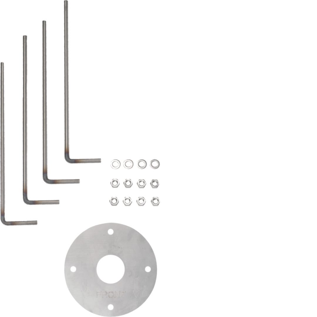 HAGER BOCCHIOTTI - Controzoccolo per palo di supporto XEVA130 e XEVA135 con zanche