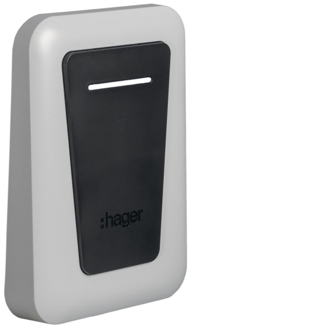 HAGER BOCCHIOTTI - Coperchio frontale bianco per wallbox witty one, plus e pro con cavo