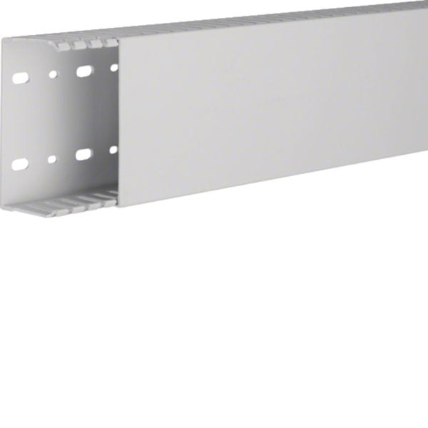 HAGER BOCCHIOTTI - Canaletta per cablaggio HF modulo 12,5 feritoia 5 grigio chiaro TD-HF 100X50 LG