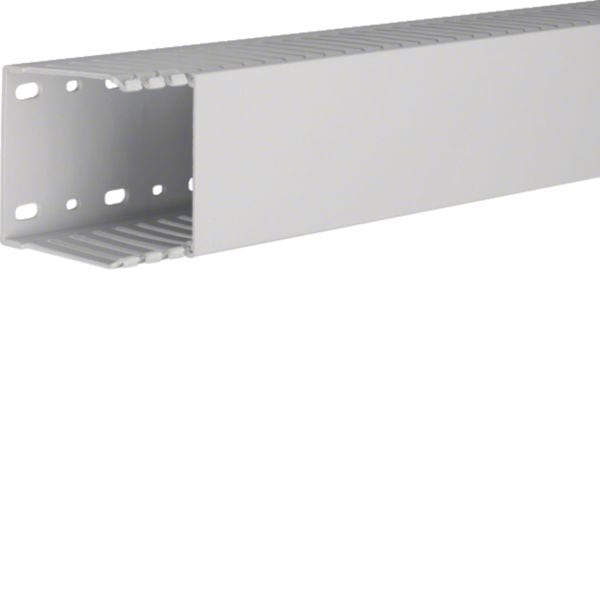 HAGER BOCCHIOTTI - Canaletta per cablaggio HF modulo 12,5 feritoia 5 grigio chiaro TD-HF 75X75 LG