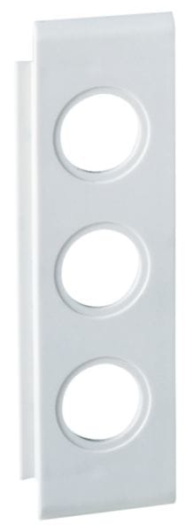 HAGER BOCCHIOTTI - AST W Adattatore scatola SDN-Tubo con fori D.22 linee TA-N/TA-EN/TA-GN BIANCO