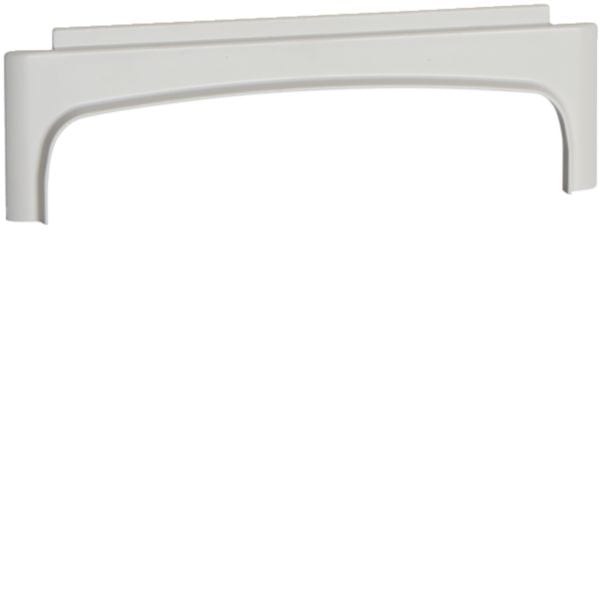 HAGER BOCCHIOTTI - Adattatore scatola SDN1 / SDN2 con canale battiscopa cornice TBA bianco ASA W