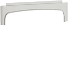 HAGER BOCCHIOTTI - Adattatore scatola SDN1 / SDN2 con canale battiscopa cornice TBA bianco ASA W