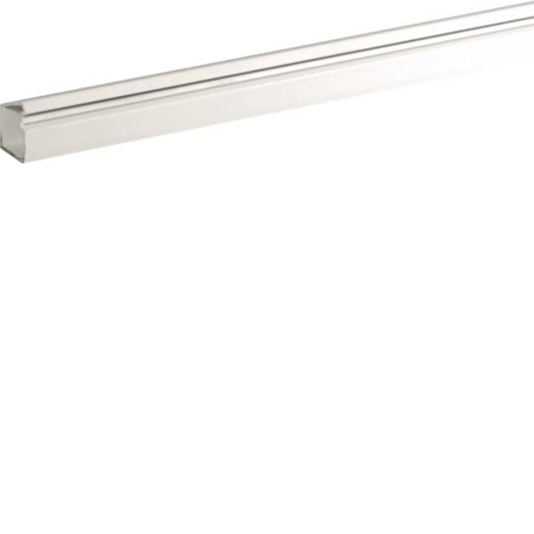HAGER BOCCHIOTTI - Minicanale con coperchio a cerniera e base autoadesiva bianco TMR 12x12 W