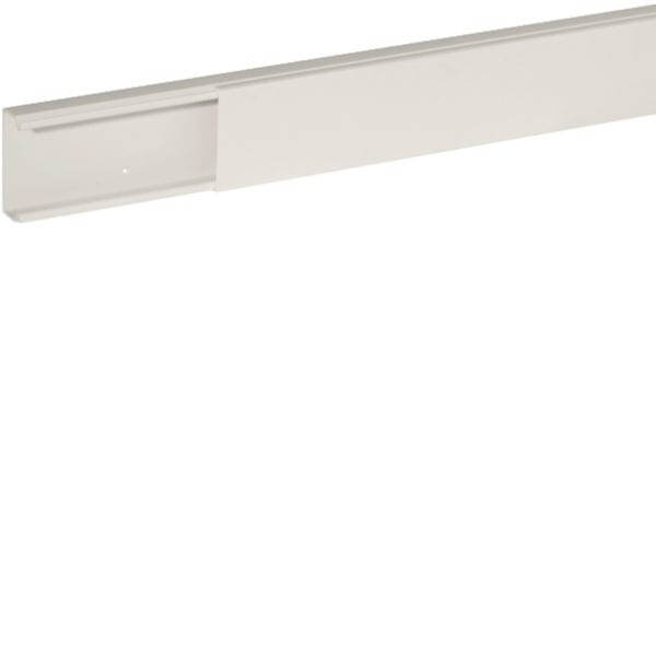 HAGER BOCCHIOTTI - Minicanale monoscomparto con coperchio standard bianco TMC 50/1x20 W