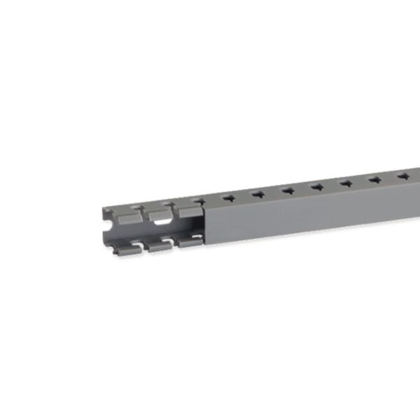 HAGER BOCCHIOTTI - T1 15x18 G Canaletta per cablaggio modulo 12,5 feritoia 5 GRIGIO