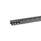 HAGER BOCCHIOTTI - Canaletta per cablaggio modulo 12,5 feritoia 5 grigio T1 15x30 G