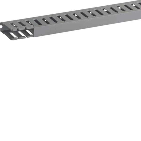 HAGER BOCCHIOTTI - T1 15x40 G Canaletta per cablaggio modulo 12,5 feritoia 5 GRIGIO