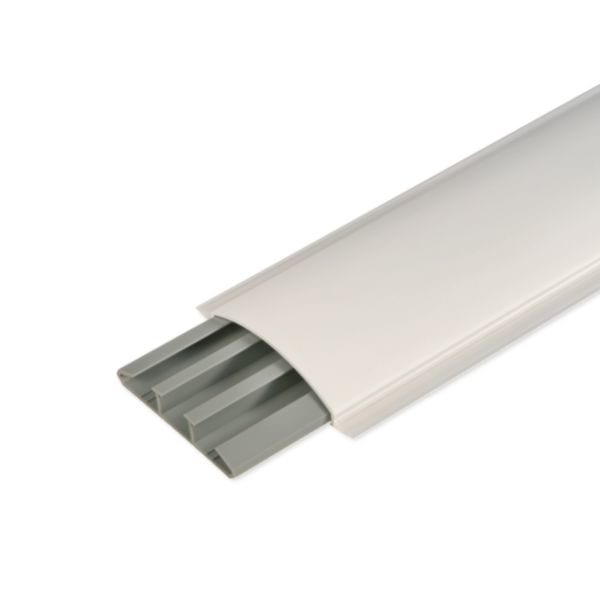 HAGER BOCCHIOTTI - CSP-N 75x17 W Canale soprapavimento 3 scomparti BIANCO