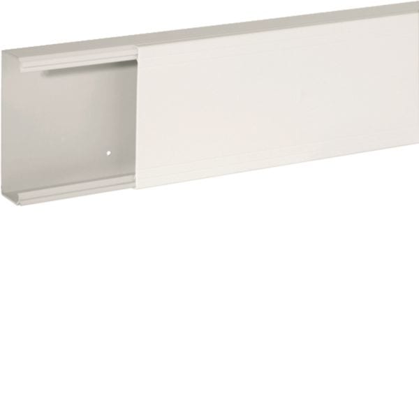 HAGER BOCCHIOTTI - Canale porta cavi con base piana bianco completo di coperchio TA-EN 100x40 W