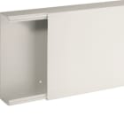 HAGER BOCCHIOTTI - Canale porta cavi con base piana bianco completo di coperchio TA-EN 200x60 W