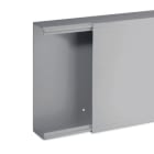 HAGER BOCCHIOTTI - Canale porta cavi con base piana grigio completo di coperchio TA-EN 200x60 G