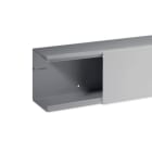 HAGER BOCCHIOTTI - Canale porta cavi con base piana grigio completo di coperchio TA-EN 100x80 G