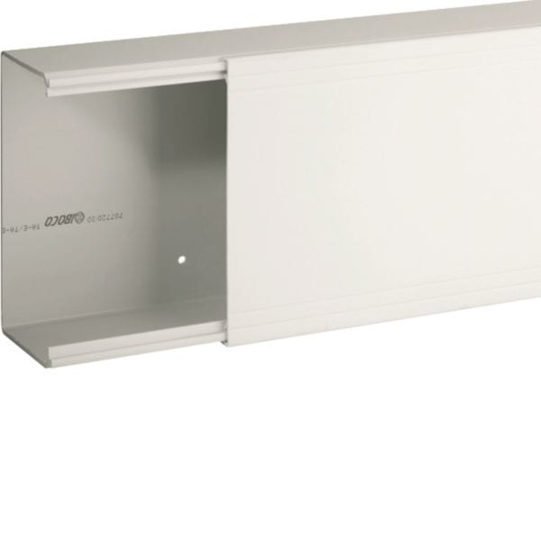 HAGER BOCCHIOTTI - TA-EN 150x80 W Canale porta cavi a base piana BIANCO