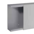 HAGER BOCCHIOTTI - Canale porta cavi con base piana grigio completo di coperchio TA-EN 200x80 G