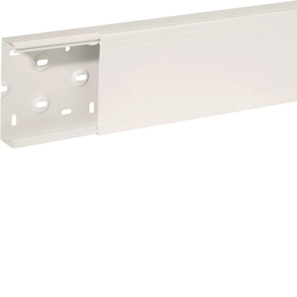HAGER BOCCHIOTTI - Canale porta apparecchi e porta cavi bianco completo di coperchio TA-N 100x40 W