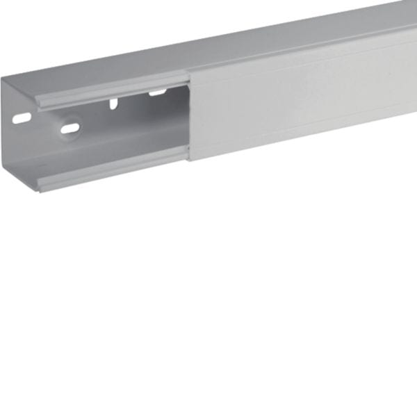 HAGER BOCCHIOTTI - Canale porta apparecchi e porta cavi grigio completo di coperchio TA-N 60x60 G