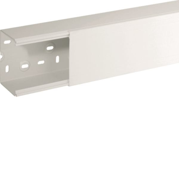 HAGER BOCCHIOTTI - Canale porta apparecchi e porta cavi bianco completo di coperchio TA-N 100x80 W