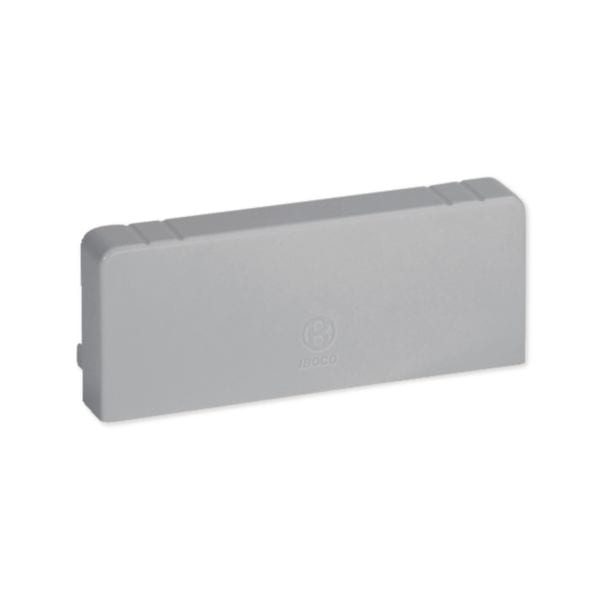 HAGER BOCCHIOTTI - Terminale per canali linee TA-N / TA-EN grigio LAN 100x40 G