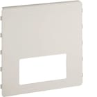HAGER BOCCHIOTTI - Coperchio di protezione 4 mod disassato per canale TA-N bianco CSA-4N 200 D W