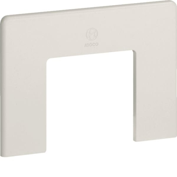 HAGER BOCCHIOTTI - Raccordo quadro/muro per canali linee TA-N / TA-EN bianco RQM 60 W