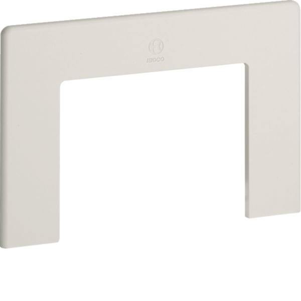 HAGER BOCCHIOTTI - Raccordo quadro/muro per canali linee TA-N / TA-EN bianco RQM 100 W