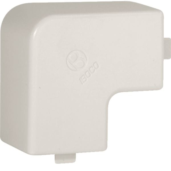 HAGER BOCCHIOTTI - Angolo piano per canali linea TA-EN bianco NPAN 25x30 W