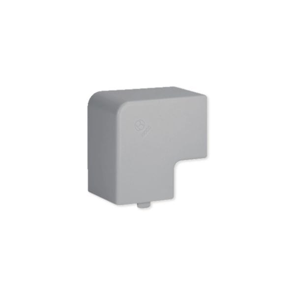 HAGER BOCCHIOTTI - Angolo piano per canali linea TA-EN grigio NPAN 40x40 G