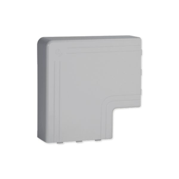 HAGER BOCCHIOTTI - Angolo piano per canali linee TA-N / TA-EN grigio NPAN 100x40 G