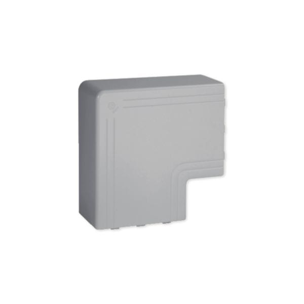 HAGER BOCCHIOTTI - Angolo piano per canali linee TA-N / TA-EN grigio NPAN 100x60 G