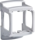 HAGER BOCCHIOTTI - Supporti per guida DIN grigio da 2 moduli per frutti Pepita
