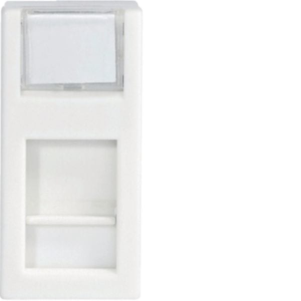 HAGER BOCCHIOTTI - Connettori toolless per cablaggio dati Pepita bianco CONN. RJ45 TL 6 UTP WT