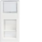 HAGER BOCCHIOTTI - Connettori toolless per cablaggio dati Pepita bianco CONN. RJ45 TL 6 UTP WT