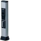 HAGER BOCCHIOTTI - BIS 660 AO Colonna bifacciale in alluminio porta apparecchi ALLUMINIO OPACO